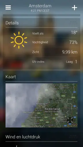 Yahoo Weer screenshot