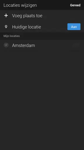 Yahoo Weer screenshot