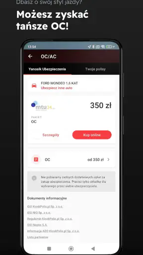 Yanosik: antyradar i nawigacja screenshot