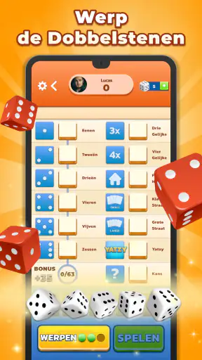 Yatzy - Dobbelstenenspel screenshot