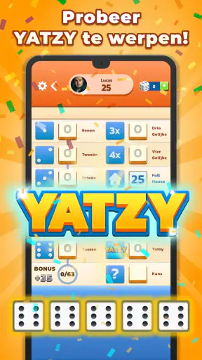 Yatzy - Dobbelstenenspel screenshot