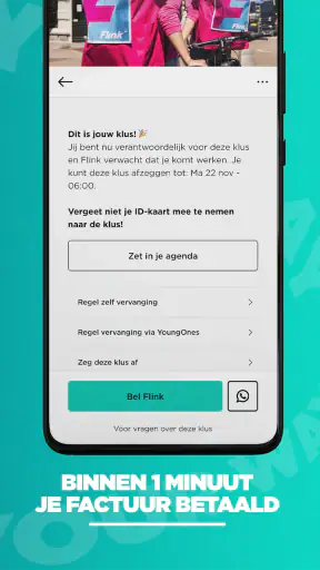 YoungOnes: voor freelance-werk screenshot