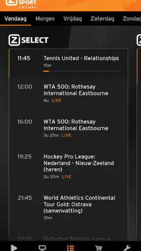 Ziggo Sport Totaal screenshot