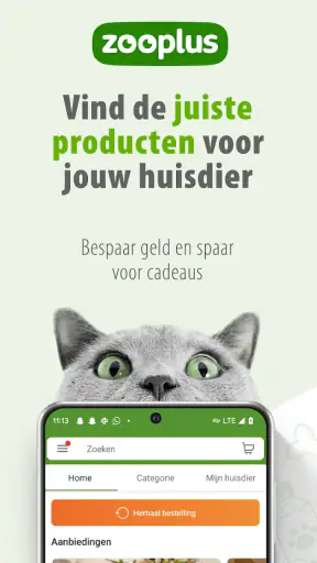 zooplus: online dierenwinkel screenshot