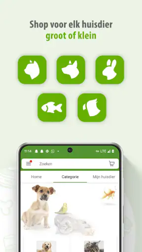 zooplus: online dierenwinkel screenshot