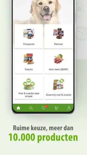 zooplus: online dierenwinkel screenshot