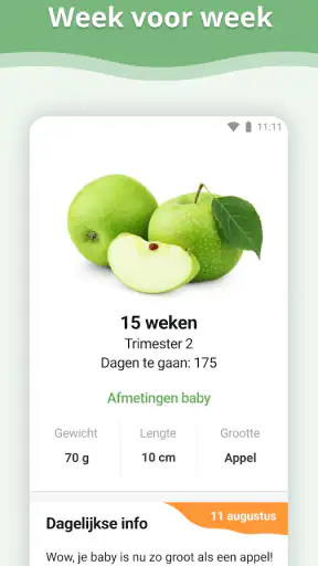 Zwangerschap screenshot