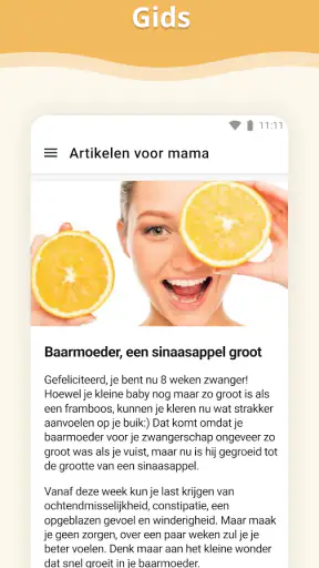Zwangerschap screenshot