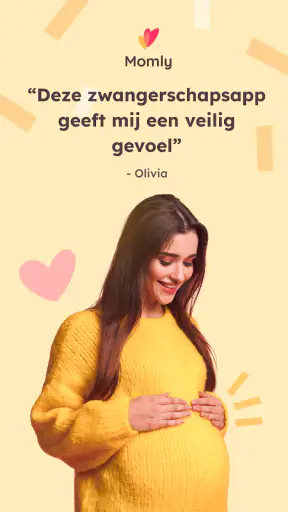 Zwangerschap app - Momly screenshot