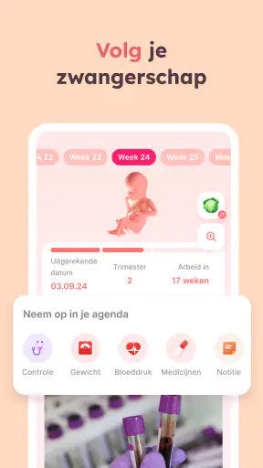 Zwangerschap app - Momly screenshot