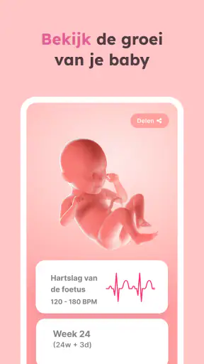 Zwangerschap app - Momly screenshot
