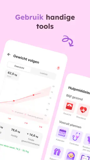 Zwangerschap app - Momly screenshot