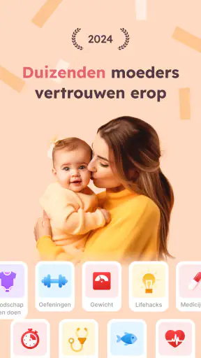Zwangerschap app - Momly screenshot
