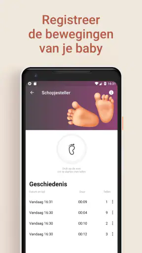 Zwangerschapsapp Nederlands screenshot