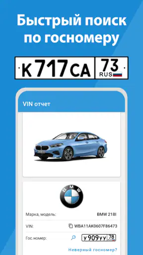 База РФ — проверка авто по VIN screenshot