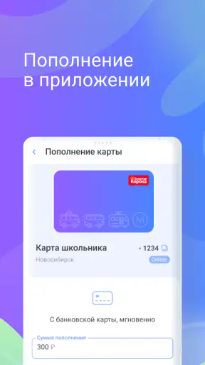 Транспортная карта screenshot