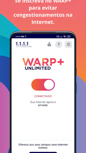 1.1.1.1 + WARP screenshot
