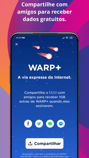 1.1.1.1 + WARP screenshot