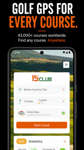 15th Club Golf GPS Rangefinder screenshot