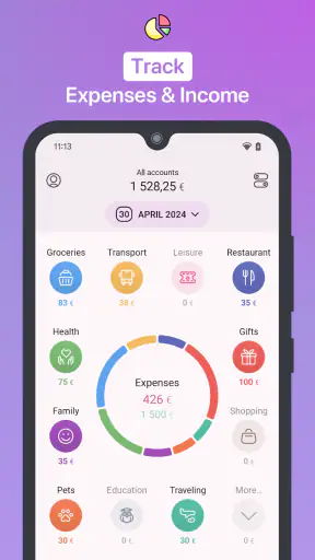 1Money: despesas, orçamentos screenshot