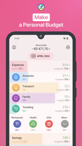 1Money: despesas, orçamentos screenshot