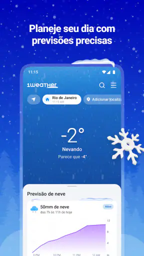 1Weather: Previsões e Radar screenshot