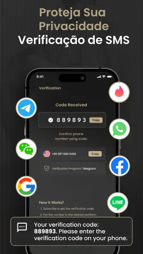 2nd Line+ eSIM Numero Virtual screenshot