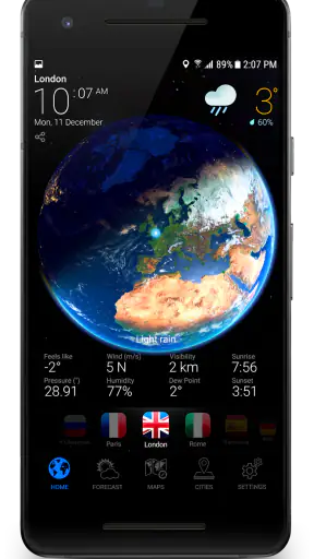 3D EARTH - precisa de chuva screenshot