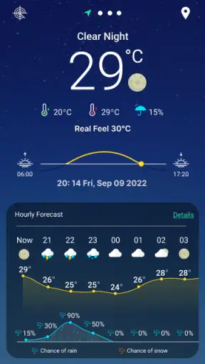 9Weather: Previsão do tempo screenshot