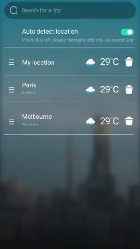 9Weather: Previsão do tempo screenshot