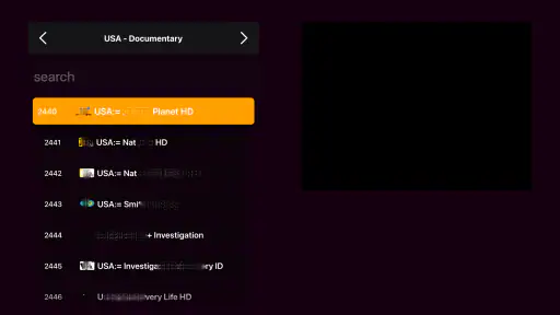 9Xtream Player - TV - Official screenshot