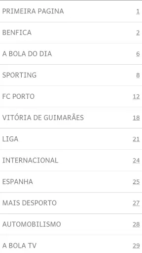 A BOLA – Edição Digital screenshot