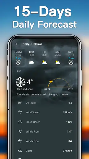 A previsão do tempo screenshot