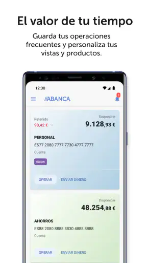 ABANCA - Banca Móvil screenshot