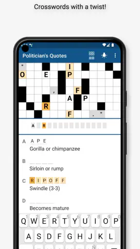 Acrostic Crossword Puzzles screenshot