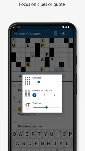 Acrostic Crossword Puzzles screenshot