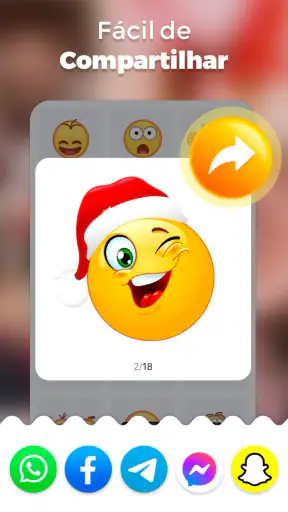 Adesivos Emoji para WhatsApp screenshot