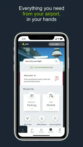Aena. Spanish Airports. screenshot