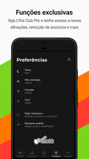 Afinador Cifra Club screenshot