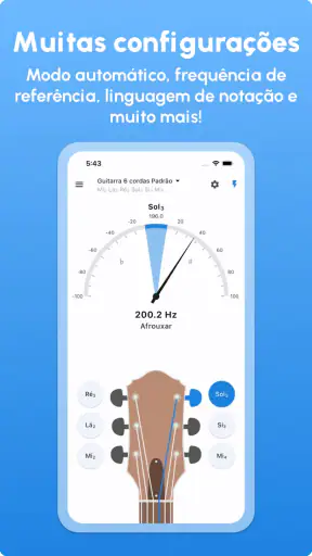 Afinador de Guitarra LikeTones screenshot