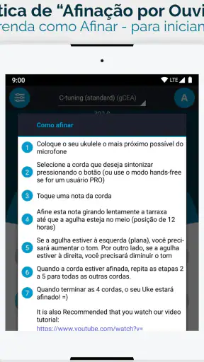 Afinador de Ukulele - Tuner screenshot
