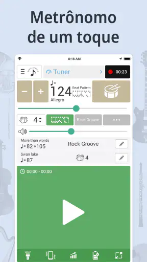 Afinador e Metrônomo screenshot