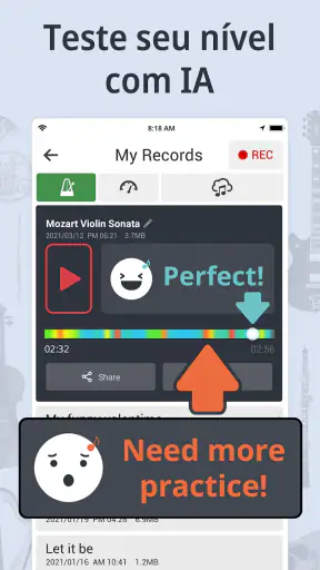 Afinador e Metrônomo screenshot