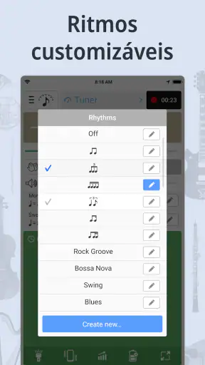 Afinador e Metrônomo screenshot