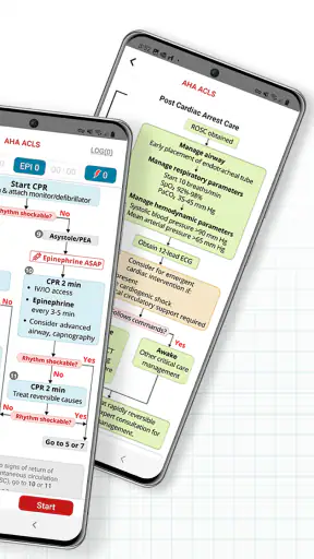 AHA ACLS screenshot