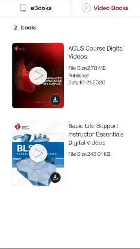 AHA eBook Reader screenshot