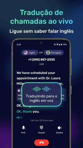 AI Phone: Tradução de Chamadas screenshot