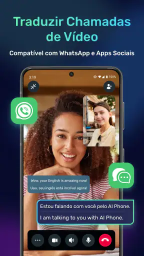 AI Phone: Tradução de Chamadas screenshot