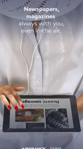 Air France Press screenshot