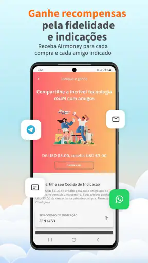 Airalo: eSIM Viagem e Internet screenshot